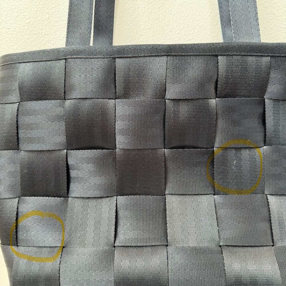 Original Seatbelt Bag Black Woven Tote Purse Built in USA Shoulder Handbag - Picture 12 of 16